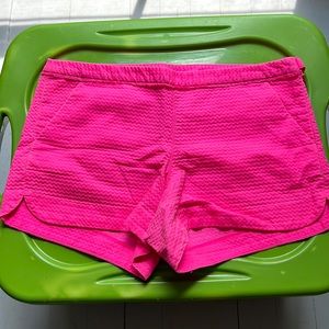 Lilly Pulitzer bright pink shorts